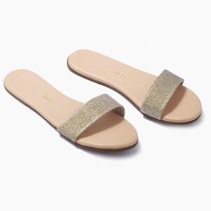 TKEES Alex Slide Sandal in Flawless NWOT